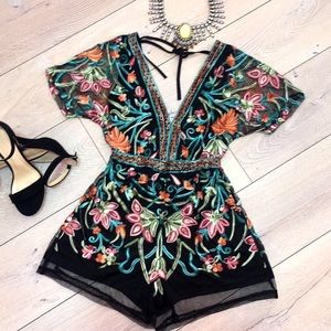 Floral Romper